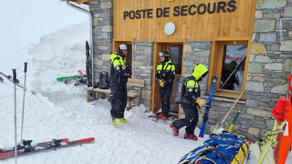 Ski Patrol Les Arcs.